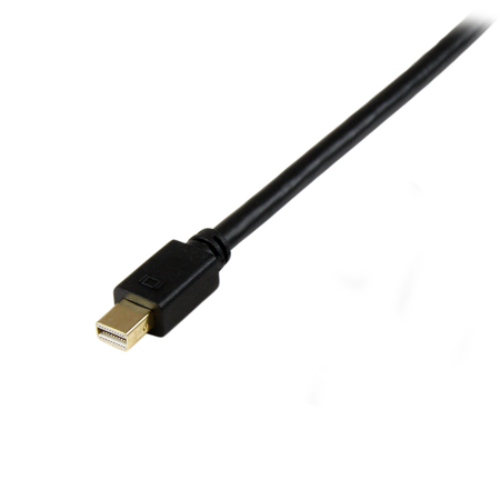 Startech.Com 6ft Mini DP to DVI Converter Cable - mDP to DVI - Black MDP2DVIMM6BS